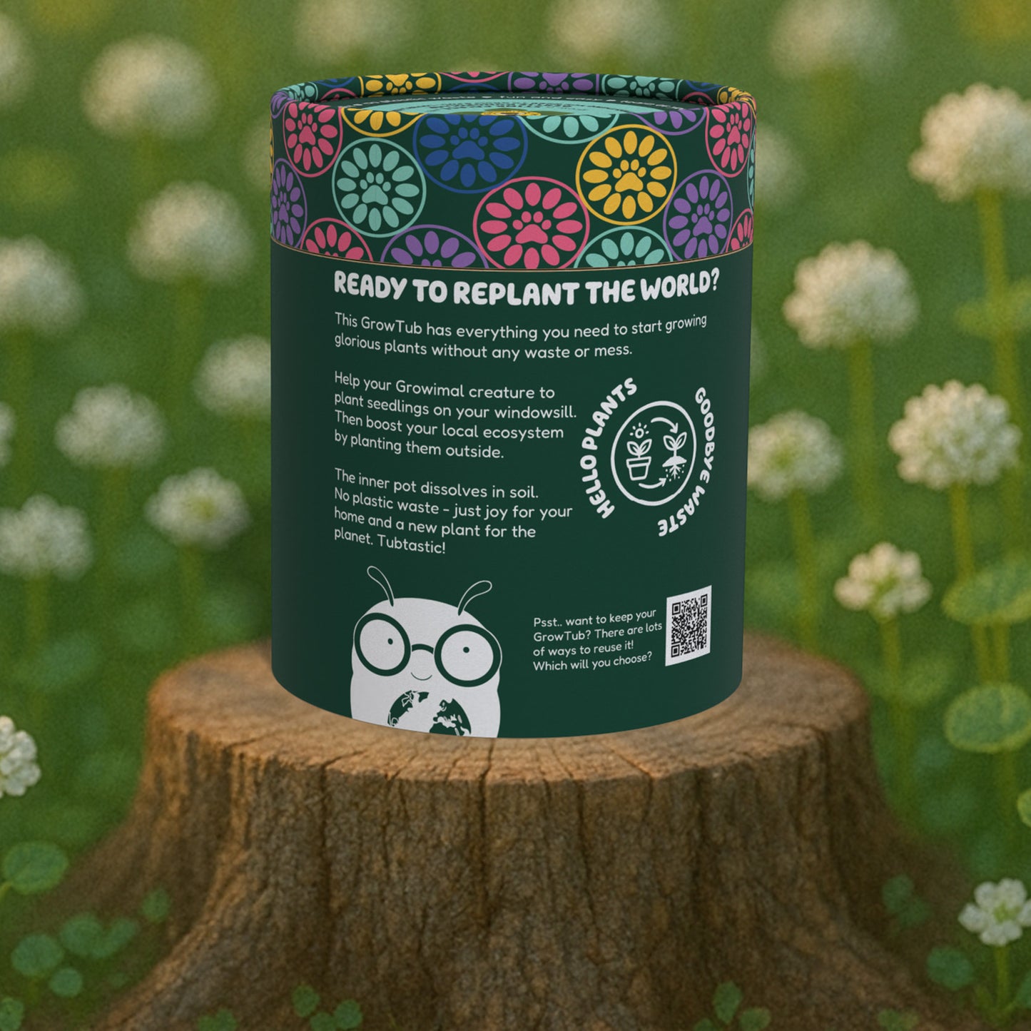 Buckwheat and White Clover GrowTub