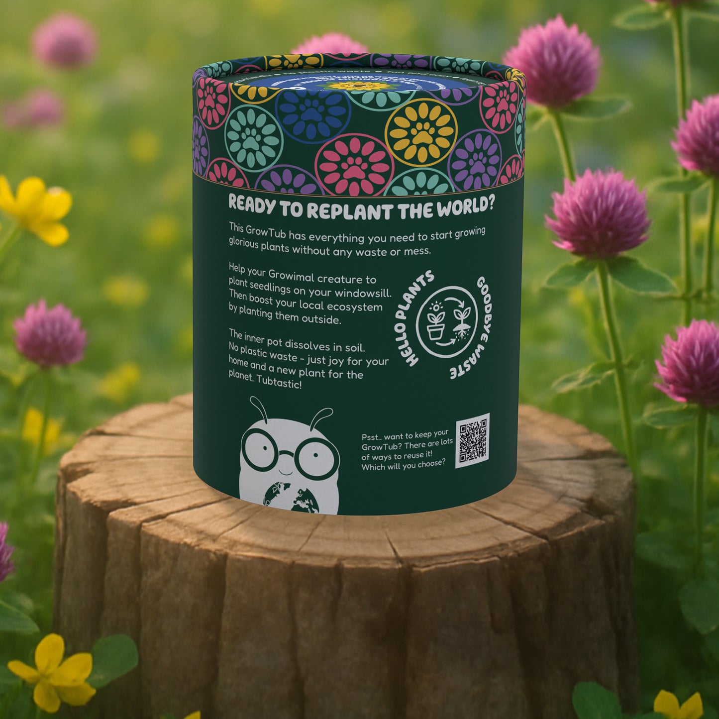 Birdsfoot Trefoil and Red Clover GrowTub