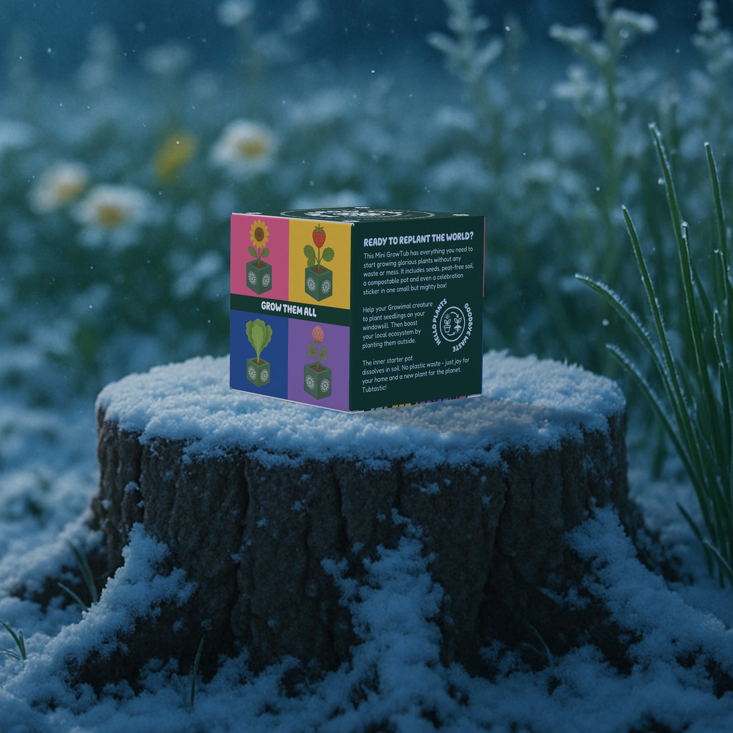 Grow a Reindeer Snack - Mini GrowTub