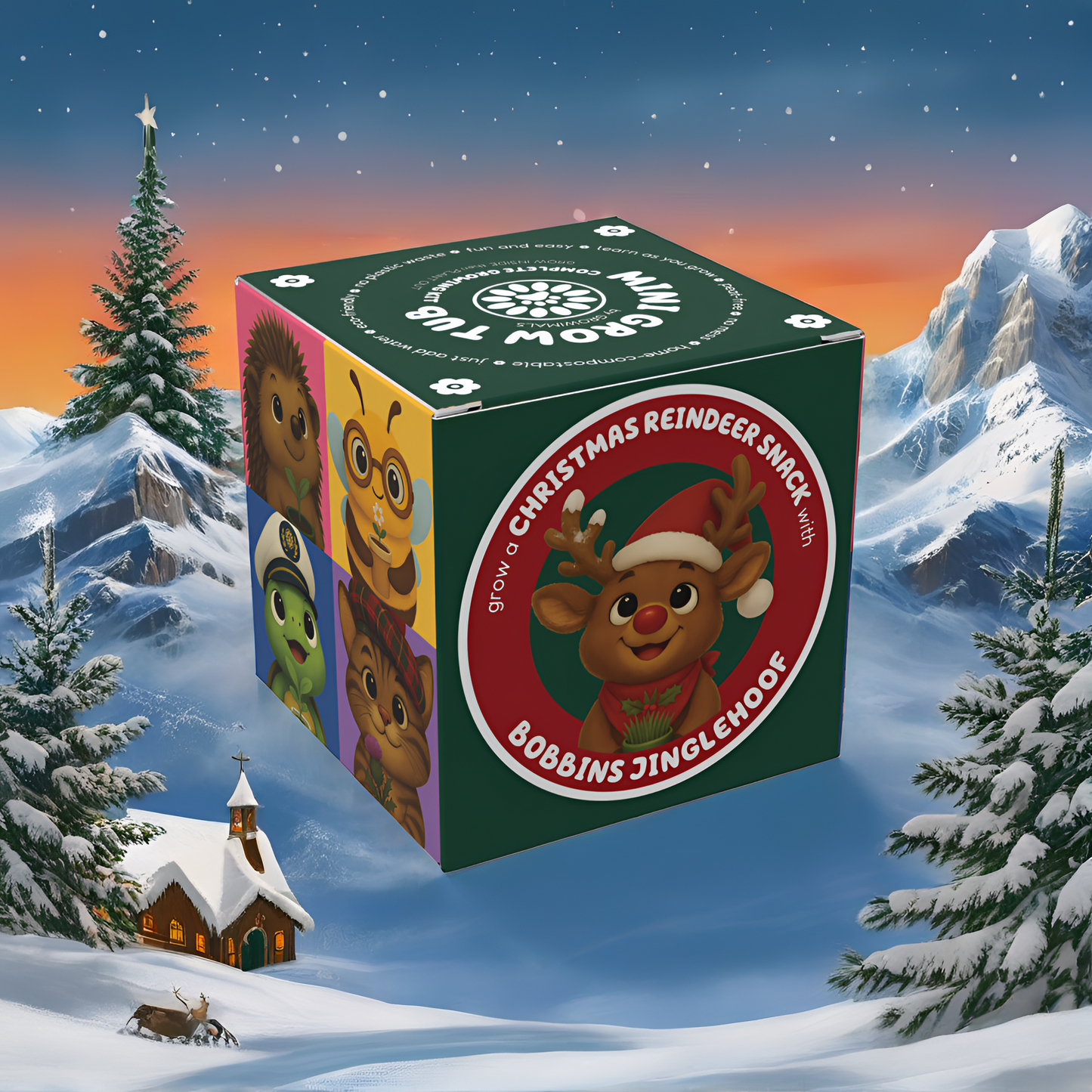 Grow a Reindeer Snack - Mini GrowTub