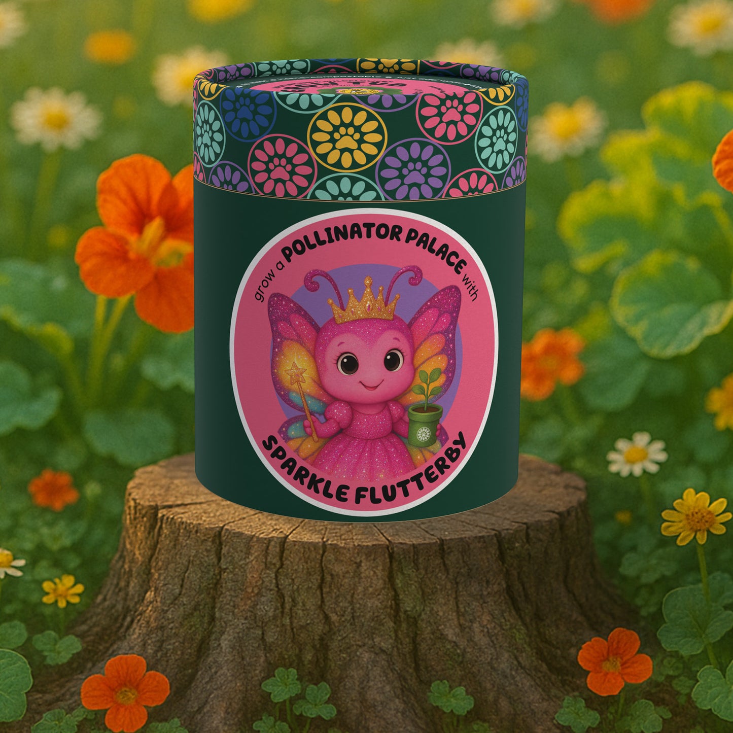 Nasturtium and Wildflowers GrowTub