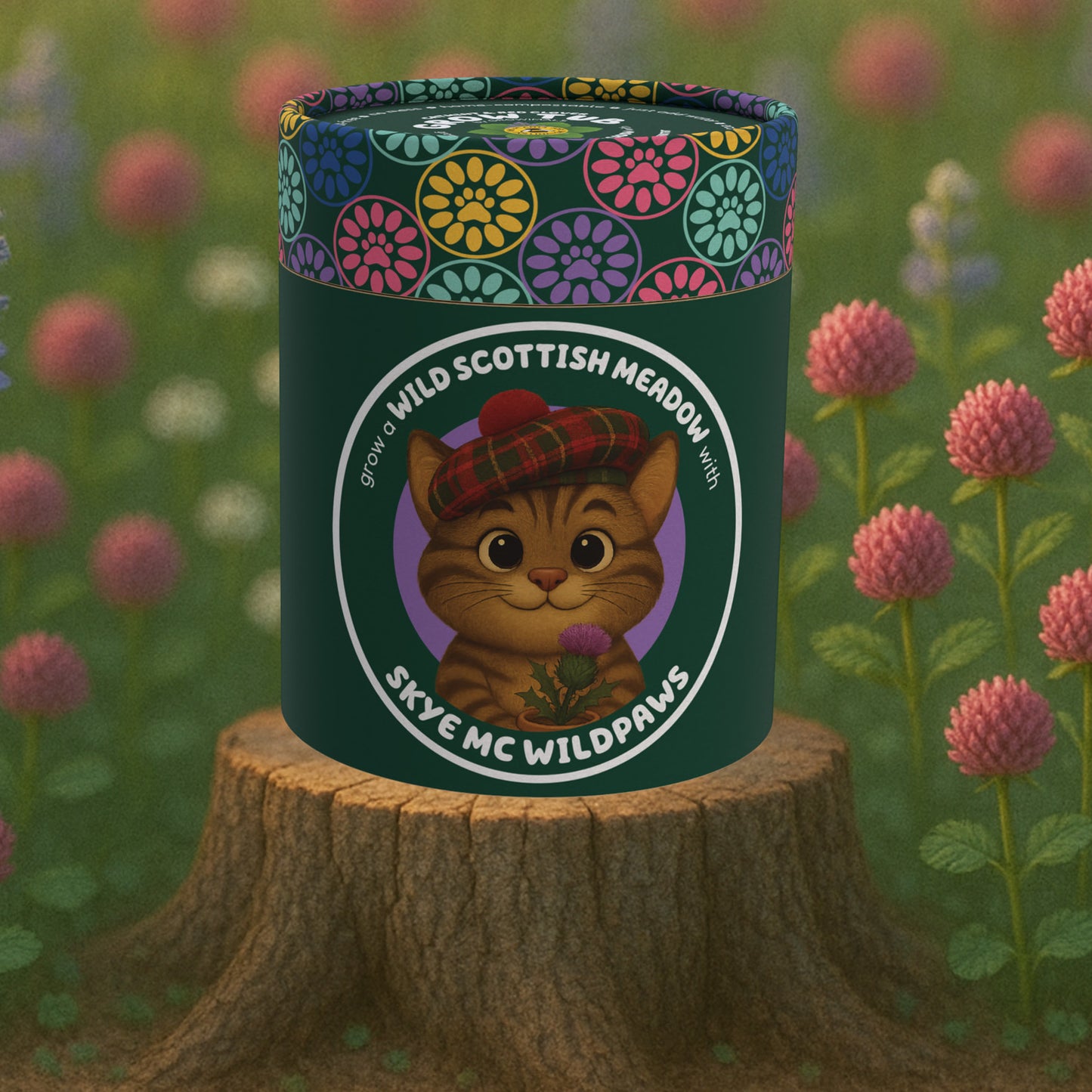 Catmint and Red Clover GrowTub