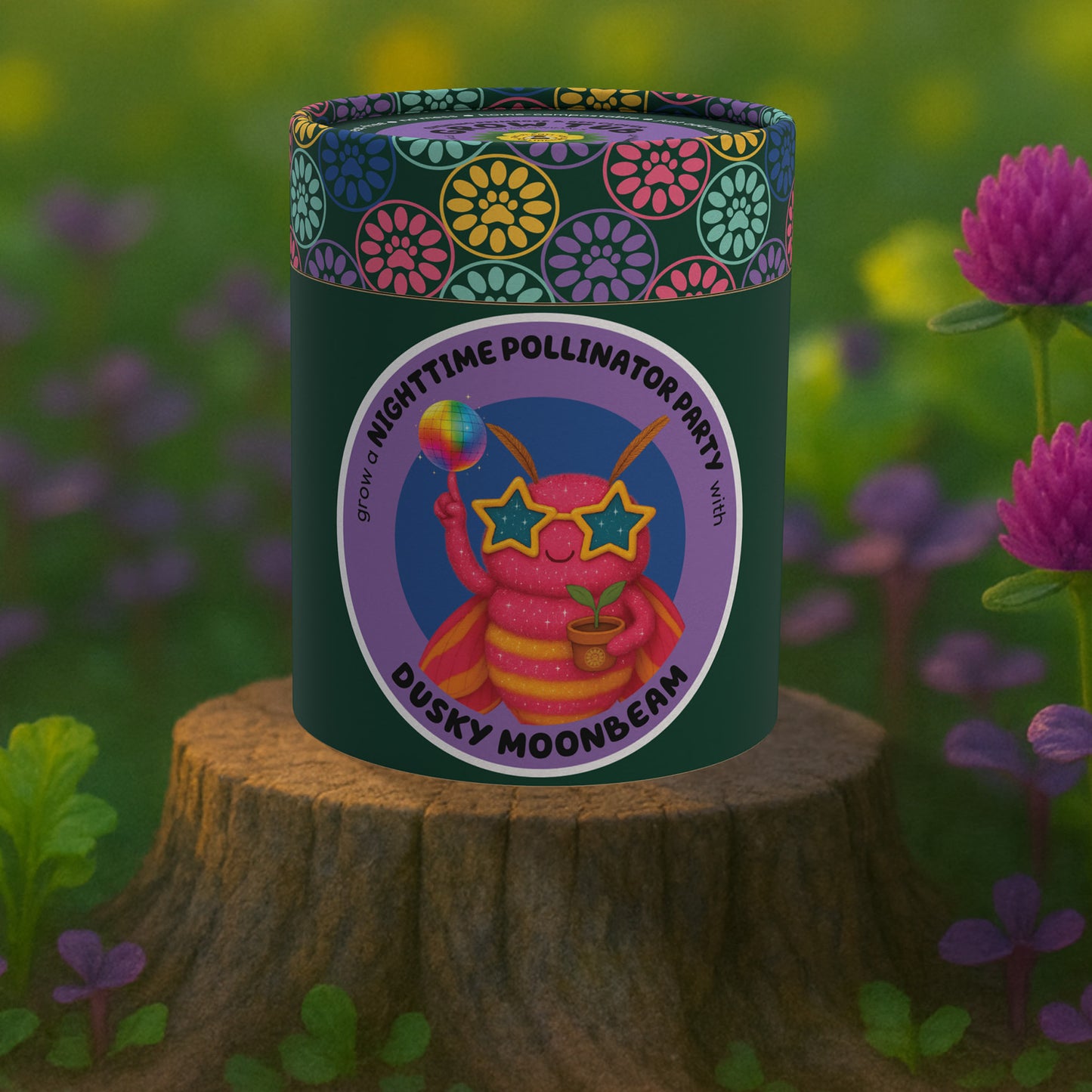 Evening Primrose and Red Clover GrowTub