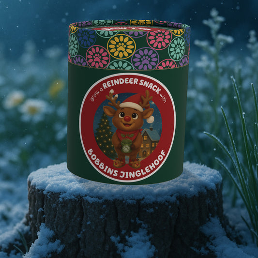 Grow a Reindeer Snack - Christmas GrowTub: Carrot Tops and Wheatgrass